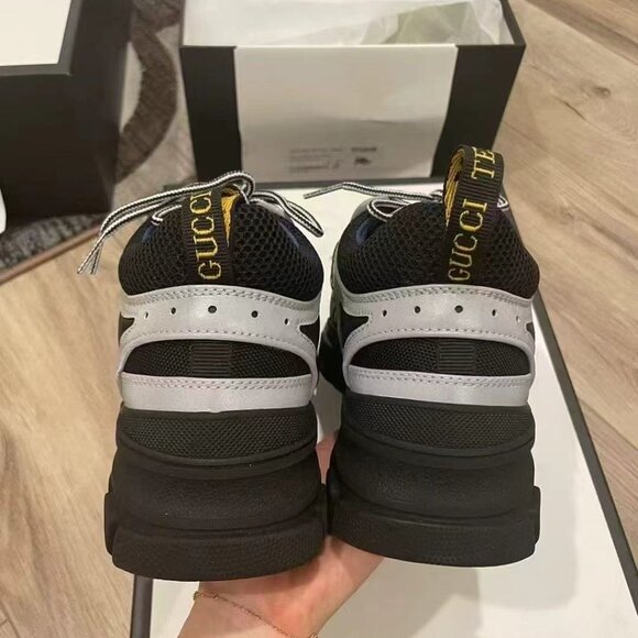 NIB Authentic Gucci Flashtrek 'Reflective Grey' - Picture 3 of 7